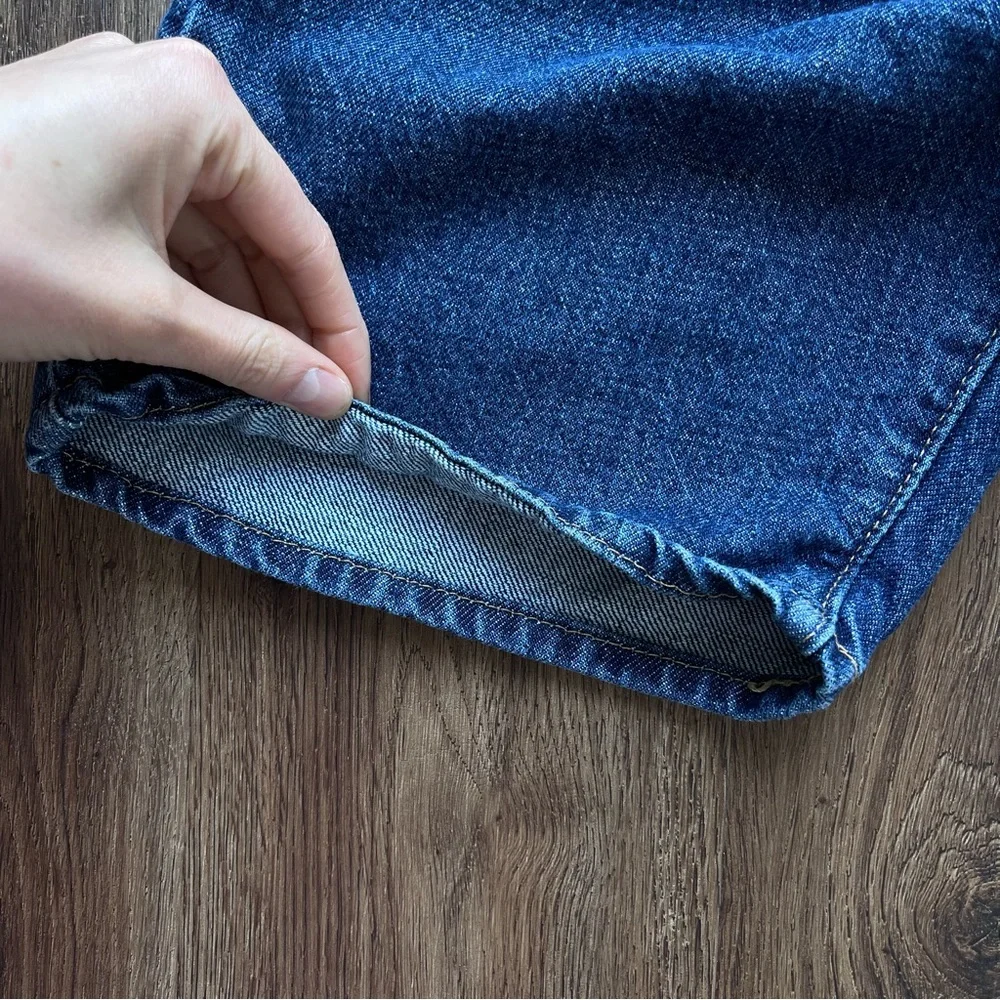 Levi’s 505 32 Vintage 90s Long Relaxed Denim Shorts Straight Fit Y2K High Rise